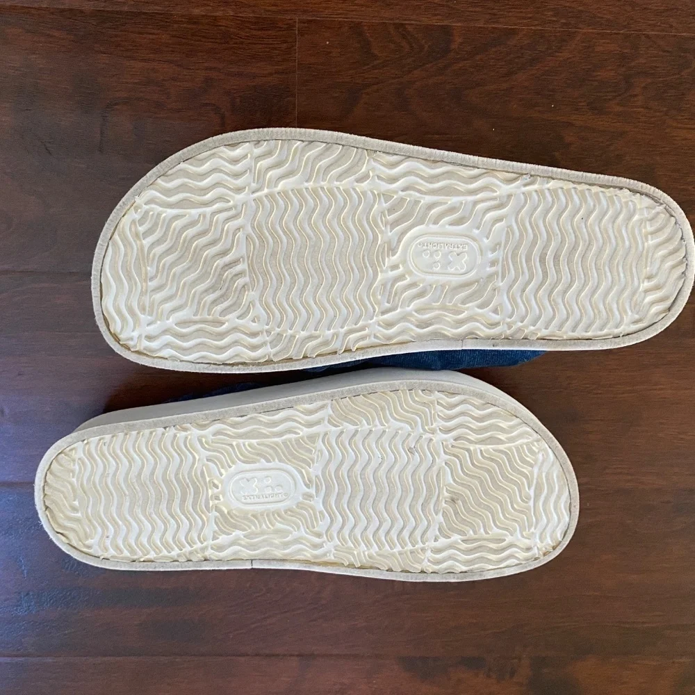 MSGM Blue Cloth Slide Sandals European Model Size 9 (EU 39)